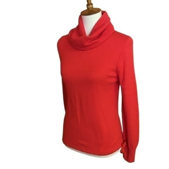 Vintage 70s red turtleneck sweater - Picture 1 of 8
